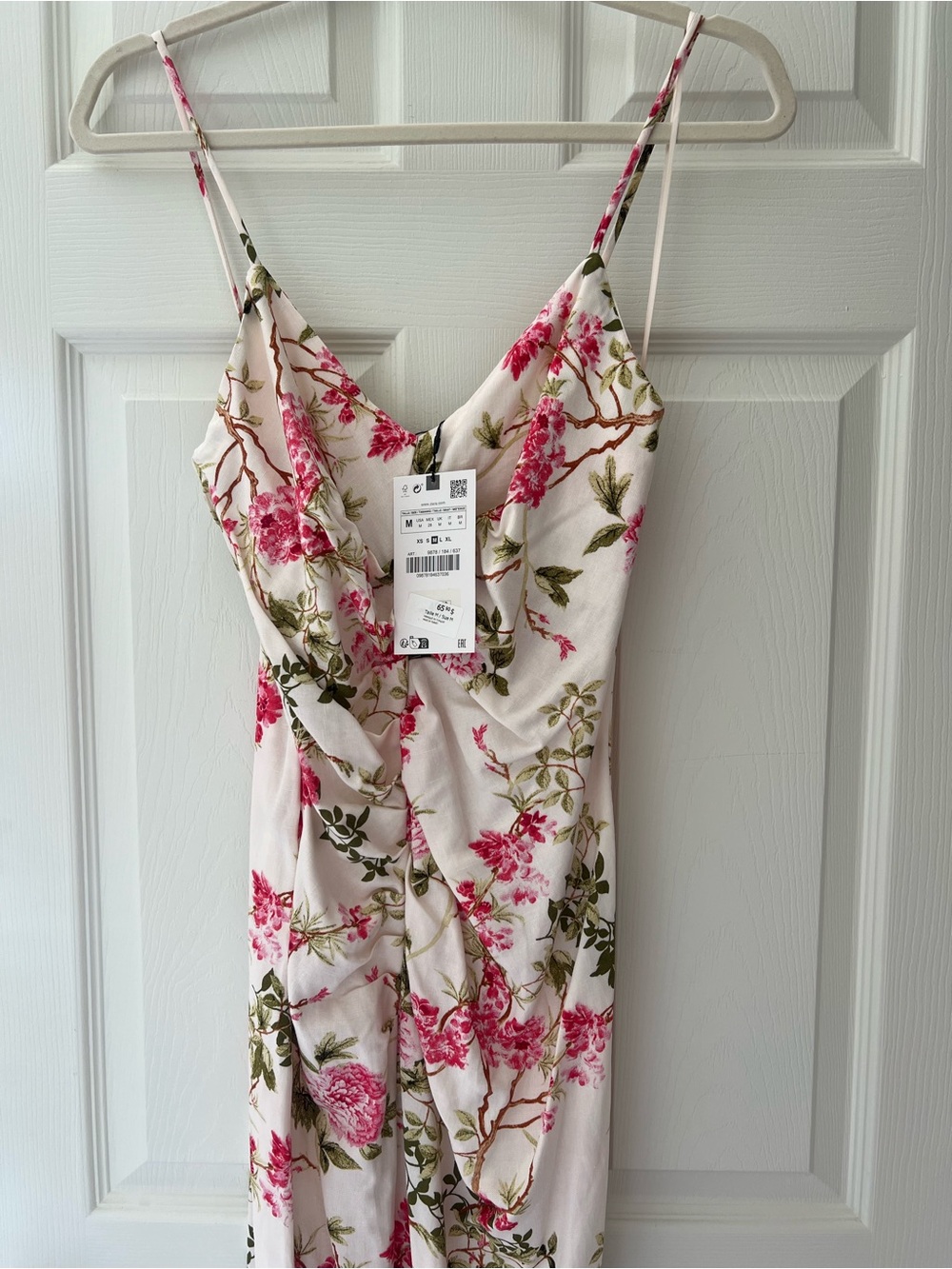 NWT Zara Pink Floral Dress